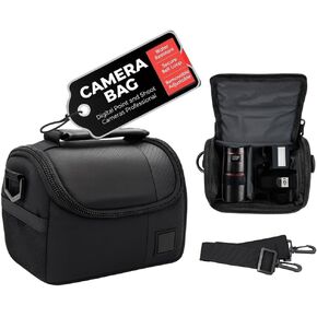 حقيبة / حقيبة معدات للتصوير فيديو مبطنة فائقة الحجم لهاتف Canon XA10, XA20, XA25, XH-G1s, XL2 وأكثر من ذلك؟ + قماش مايكروفايبر من eCostConnection in Kuwait