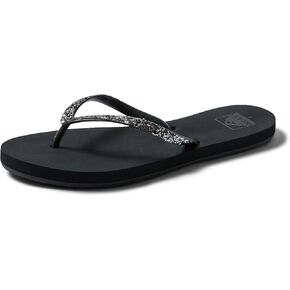 Reef Stargazer Womens Beach Flip Flop, Super Lightweight and Soft Footbed, Thin Glitter Strap, Gemstone, 6 in Saudi Arabia