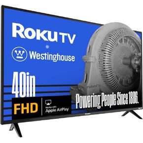 تلفزيون Westinghouse Roku - تلفزيون ذكي 43 بوصة، تلفزيون 1080P LED عالي الدقة بالكامل مع اتصال Wi-Fi وتطبيق الهاتف المحمول، تلفزيون بشاشة مسطحة متوافق مع Apple Home Kit، Alexa وGoogle Assistant in Kuwait