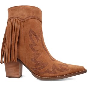 Dingo Women's Wild Sage Fringe Snip Toe Zippered Western Boot in Saudi Arabia