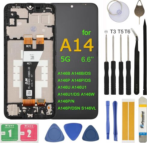 LCD Screen Replacement for Samsung Galaxy A11 A115U S115dl A115a A115w 6.4" Assembly LCD Display Touch Screen Digitizer with Tools Adhesive in Kuwait