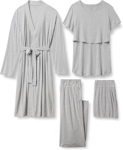 Amazon Essentials Women's Love Modal Ampal Maternity Sleepwear Bundle ، 4 قطعة in Saudi Arabia