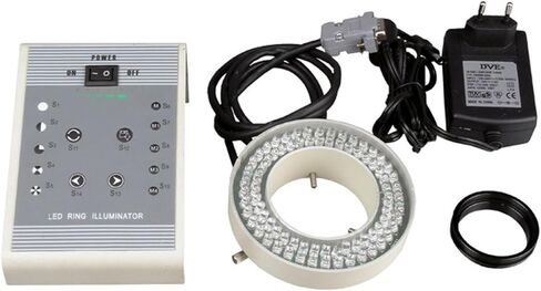 AmScope 80-LED مجهر متغير ضوء حلقة مع محول in Saudi Arabia