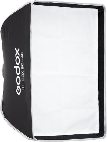 Godox UL-Box 30x90 Centimeters / 12x35 Inches Quick Release Umbrella Softbox – Compact Rectangular Softbox with Diffusers & Fast Setup, Compatible with Bowens Mount in Saudi Arabia
