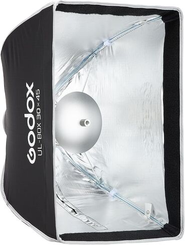 Godox UL-Box 30x90 Centimeters / 12x35 Inches Quick Release Umbrella Softbox – Compact Rectangular Softbox with Diffusers & Fast Setup, Compatible with Bowens Mount in Saudi Arabia