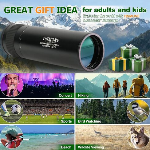 25-75x80 Spotting Scope, HD Life Waterproof IP54 Monocular with BAK4 Prism, Fast Focus for Bird Watching, Hunting & Stargazing in Saudi Arabia