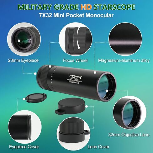 25-75x80 Spotting Scope, HD Life Waterproof IP54 Monocular with BAK4 Prism, Fast Focus for Bird Watching, Hunting & Stargazing in Saudi Arabia