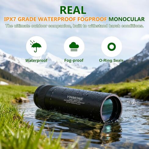25-75x80 Spotting Scope, HD Life Waterproof IP54 Monocular with BAK4 Prism, Fast Focus for Bird Watching, Hunting & Stargazing in Saudi Arabia