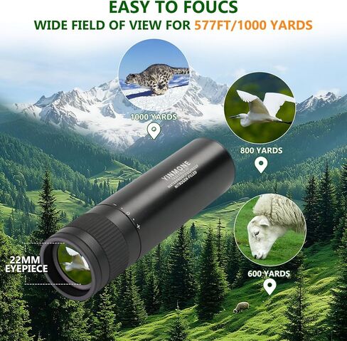 25-75x80 Spotting Scope, HD Life Waterproof IP54 Monocular with BAK4 Prism, Fast Focus for Bird Watching, Hunting & Stargazing in Saudi Arabia