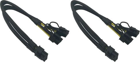 COMeap 8 Pin Male to Dual 8 Pin(6+2) Male PCIe Power Adapter Cable for Dell T3600 T3610 T5600 T5610 T5610 T7600 T7610 5810 T5810 T7810 13-inch(34cm) in Kuwait