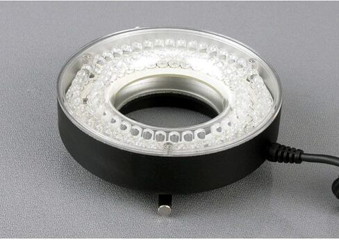 AmScope LED-80MB 80-LED Microscope Ring Light Black with Metal Body and Adapter in Saudi Arabia