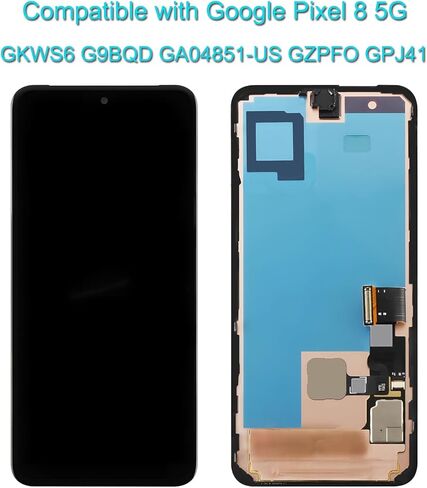 استبدال شاشة LCD متوافق مع Google Pixel 2 XL 6 بوصة عرض تجميع شاشة تعمل باللمس محول رقمي مع عدة أدوات لاصق مقاوم للماء 2XL in Kuwait