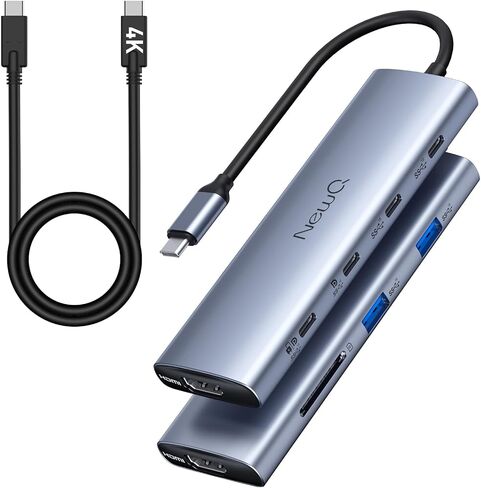 نيو كيو موزع USB صغير للاب توب: 4 منافذ USB 3.2 صغير الحجم، محول USB محمول فائق النحافة 5Gbps متوافق مع MacOS/Windows، Xbox، ذاكرة فلاش، هارد ديسك المحمول، لوحة المفاتيح، الماوس وما إلى ذلك in Kuwait