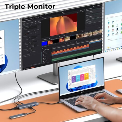 نيو كيو موزع USB صغير للاب توب: 4 منافذ USB 3.2 صغير الحجم، محول USB محمول فائق النحافة 5Gbps متوافق مع MacOS/Windows، Xbox، ذاكرة فلاش، هارد ديسك المحمول، لوحة المفاتيح، الماوس وما إلى ذلك in Kuwait
