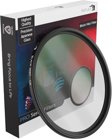 REFLEX CAMERA Black Mist 67mm 1/4 Filter‚ Premium Soft Diffusion Effect for Cinematic Glow and Reduced Contrast in DSLR & Mirrorless Cameras in Saudi Arabia