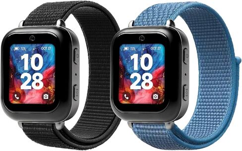 أربطة NewJourney المصنوعة من النايلون متوافقة مع ساعة Gabb 3 2 1/Gizmo Watch 3 2 1، شريط بديل بخطاف وحلقة قابل للتنفس للأولاد والبنات in Saudi Arabia