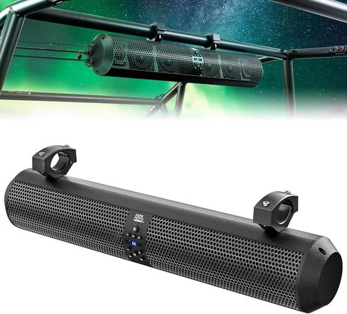 مكبر صوت KEMIMOTO UTV Sound Bar SXS بتحكم لاسلكي بلوتوث متوافق مع X3 SoundBar مع مكبر صوت 2X ومضخم صوت 4X متوافق مع Polaris Can am Honda CForce، لقفص لفة 1.56 بوصة - 2.25 بوصة in Saudi Arabia