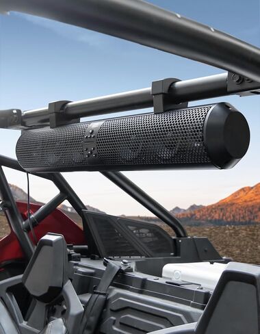 مكبر صوت KEMIMOTO UTV Sound Bar SXS بتحكم لاسلكي بلوتوث متوافق مع X3 SoundBar مع مكبر صوت 2X ومضخم صوت 4X متوافق مع Polaris Can am Honda CForce، لقفص لفة 1.56 بوصة - 2.25 بوصة in Saudi Arabia