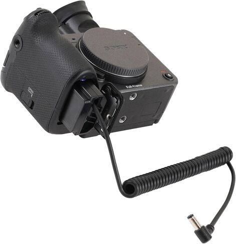 Fotga Extendable Power Cable Adapter for DC Connector to Decoded DC Coupler Dummy Battery NP-FW50 for Sony A7 A7R A7S II A5100 A6000 A6100 A6300 A6400 A6500 DSC-RX10 II III IV ZV-E10 Vlog Camera in Saudi Arabia