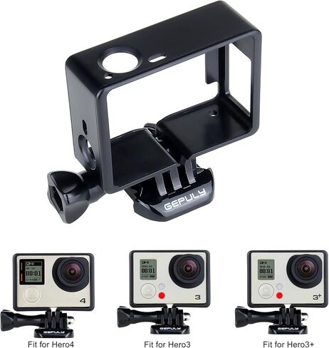 GEPULY BacPac Frame Mount Housing Case for GoPro Hero 4 3 3 Action Cameras in Kuwait