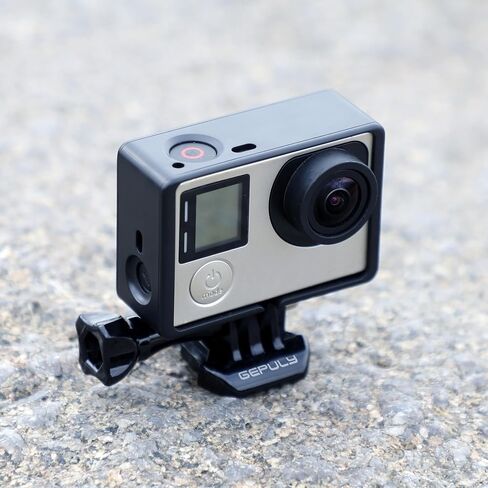 GEPULY BacPac Frame Mount Housing Case for GoPro Hero 4 3 3 Action Cameras in Kuwait