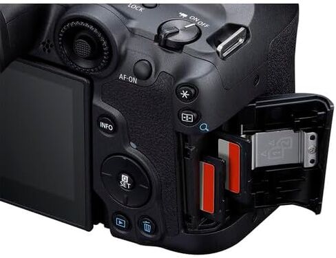 Canon EOS R7 كاميرا بدون مرآة مع عدسة 18-150 ملم | السرعة ، الدقة ، وتنوع المبدعين الهجين (5137C009) + محول Canon EF-EOS R + LP-E6P البطارية + 64 جيجابايت بطاقة + أكثر in Saudi Arabia