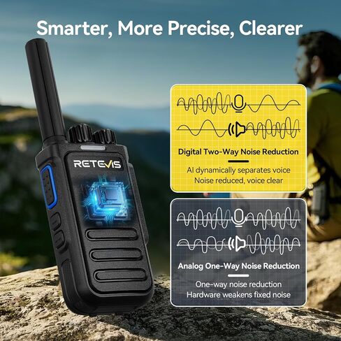 Retevis RB29 Walkie Talkies for Adults Gift,Heavy Duty 2 Way Radios,Durable Two Way Radio with Charger Base,VOX,for Outdoor Hiking Camping Road Trip(2 Pack) in Saudi Arabia