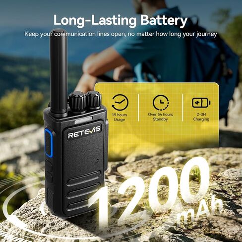 Retevis RB29 Walkie Talkies for Adults Gift,Heavy Duty 2 Way Radios,Durable Two Way Radio with Charger Base,VOX,for Outdoor Hiking Camping Road Trip(2 Pack) in Saudi Arabia
