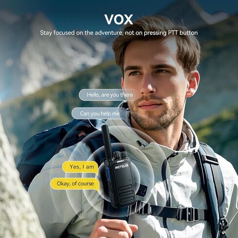 Retevis RB29 Walkie Talkies for Adults Gift,Heavy Duty 2 Way Radios,Durable Two Way Radio with Charger Base,VOX,for Outdoor Hiking Camping Road Trip(2 Pack) in Saudi Arabia