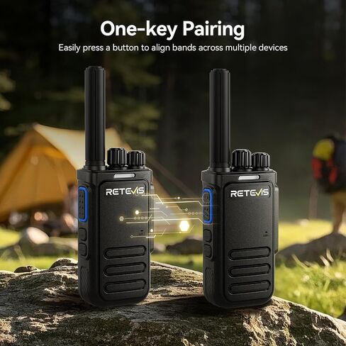 Retevis RB29 Walkie Talkies for Adults Gift,Heavy Duty 2 Way Radios,Durable Two Way Radio with Charger Base,VOX,for Outdoor Hiking Camping Road Trip(2 Pack) in Saudi Arabia