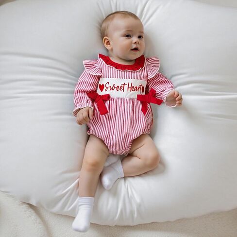 My First Thanksgiving Baby Girl Outfit Turkey Bubble Onesie Romper Smocked Bodysuit Cute Newborn Infant Fall Clothes in Saudi Arabia