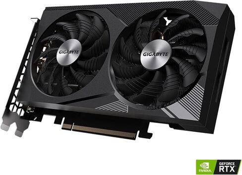 GIGABYTE GeForce RTX 3060 WINDFORCE OC 12G (REV2.0) Graphics Card, 2X WINDFORCE Fans, 12GB 192-bit GDDR6, GV-N3060WF2OC-12GD REV2.0 Video Card in Saudi Arabia