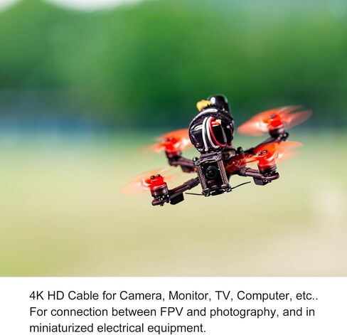 كابل MECCANIXITY أسود مسطح مرن FPV FPC FFC 20 دبابيس 0.5 مم طول 200 مم لكاميرا HD 4K Multicopter حزمة من 2 in Saudi Arabia