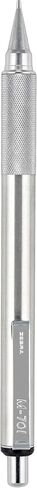 Zebra Pen F-701 Retractable Ballpoint Pen, Stainless Steel Barrel, Fine Point, 0.8mm, Black Ink, 1-Pack in Kuwait