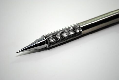 Zebra Pen F-701 Retractable Ballpoint Pen, Stainless Steel Barrel, Fine Point, 0.8mm, Black Ink, 1-Pack in Kuwait