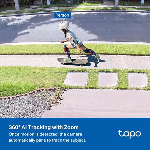 كاميرا مراقبة TP-Link Tapo 2K QHD خارجية قابلة للإمالة واي فاي، عرض 360 درجة، تتبع الحركة، رؤية ليلية ملونة، كشف مجاني للشخص/المركبة/الحركة، تخزين بطاقة SD وسحابة، تسجيل 24/7، Tapo C520WS in Saudi Arabia