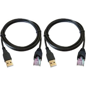 دي اس دي تيك كيبل SH-RJ50A USB الى RJ50 بـ10 دبابيس لاجهزة ايه بي سي يو بي اس المكافئة لـ AP9827 (1.8 متر/6 قدم) in Kuwait