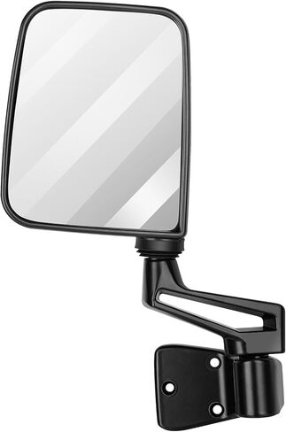 ECCPP Texture Side View Mirror Black Pair Side Mirror Replacement fit for 1987-2002 For Jeep Wrangler (exclude 1996) with Manual Folding in Saudi Arabia