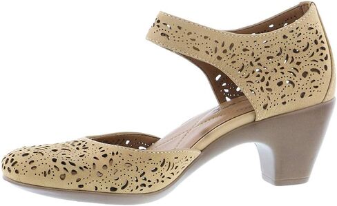 Easy Spirit Women's Cindie Pump, Brandy, 6.5 Wide in Saudi Arabia
