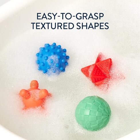 مجموعة هدايا Itzy Ritzy Bathtime-مجموعة من ألعاب الحمام ذات 12 قطعة ، بما في ذلك مغرفة مائية ، وتكديس منارة ، وألعاب الخاتم والألعاب (بحري) in Kuwait