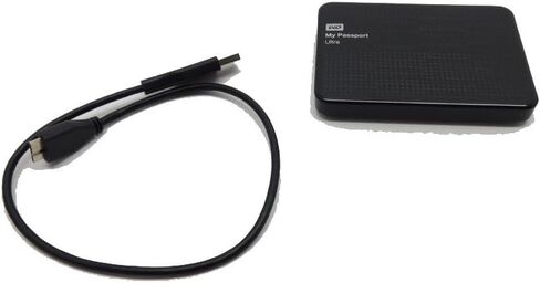 (Old Model) WD My Passport Ultra 1 TB Portable External USB 3.0 Hard Drive with Auto Backup, Black in Saudi Arabia
