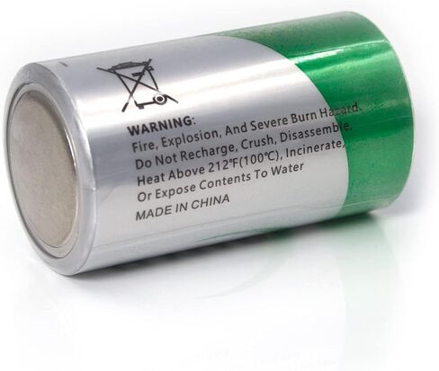 بطارية Lunggwey (عبوتان) 3.6 فولت 1/2AA 1200 مللي أمبير XL-050F بطارية ليثيوم ثيونيل كلوريد (Li-SOCL2)، بديلة لـ Xeno XL-050F، ER14250/W B9604T in Saudi Arabia