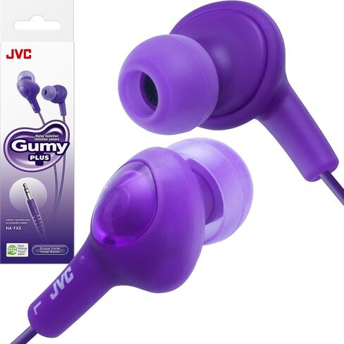 JVC HAFX5W Gumy Plus Inner Ear Headphones (White) in Kuwait