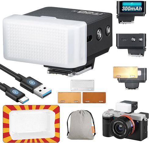 godox it20 s ttl mini flash it20s فلاش الحذاء الساخن لـ Sony تم ترقيته IM20 مع الناشر المغناطيسي ومرشح اللون 1.5s إعادة تدوير 700+وميض 7.4 فولت 300 مللي أمبير في الساعة مع نشر أبيض لـ ZV-E1 ، A7IV ، ZV-E10 in Saudi Arabia