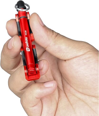 LEOFOTO PC-20 حزمة حامل الهاتف المحمول 1/4 بوصة متوافقة مع Arca (أسود/أزرق/أحمر/برتقالي/فضي) (أزرق) in Saudi Arabia
