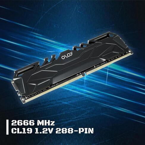 OLOy DDR4 RAM 16GB (2x8GB) 2666 MHz CL19 1.2V 288-Pin Desktop UDIMM (MD4U082619BHDA) in Kuwait