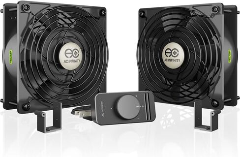 AC Infinity AXIAL 8025، مروحة المافن، 120 فولت تيار متردد 80 مم × 25 مم عالية السرعة، معتمدة من UL لمشاريع عادم تهوية التبريد بنفسك in Kuwait