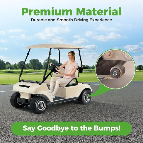 10L0L Golf Cart Spring Bushing Kit-Rear Leaf Springs Shackles Bushing Sleeve for EZGO TXT/Medalist (1994-up) & Club Car DS (1981-up), Replaces Parts 70289-G02/70291-G01/1012303/1015583 in Kuwait