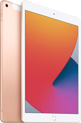 Apple كمبيوتر iPad (الجيل الثامن) - 128 جيجا بايت - Wi-Fi+4G - ذهبي (تم تجديد Premium) in Kuwait