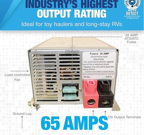 Arterra WF-9865 65 Amp DC Deck Mount Converter in Saudi Arabia
